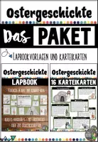 Vorschau - Arbeitsblätter - Die Ostergeschichte - Das Paket (Lapbook und Karteikarten) - Deckblatt
