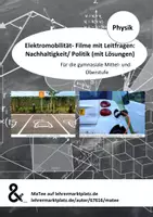 Vorschau - Arbeitsblätter - Materialpaket Elektromobilität mit Filmen - Deckblatt