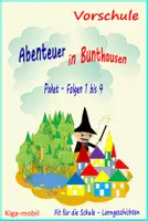 Vorschau - Arbeitsblätter - Paket: Abenteuer in Bunthausen - Vorbereitung auf die Schule - Deckblatt