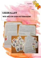 Vorschau - Spiele - Materialpaket - Leserallye Ostern - Deckblatt