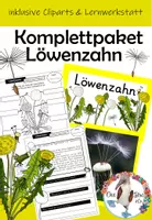 Vorschau - Unterrichtsreihen - Komplettpaket Löwenzahn Werkstatt - inklusive Clipart - Deckblatt
