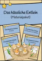 Vorschau - Arbeitsblätter - Materialpaket: Das hässliche Entlein - Deckblatt