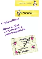 Vorschau - Bildkarten - Schulstart Paket individualisierbar im Seriendruck - Deckblatt