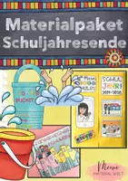 Vorschau - Arbeitsblätter - Materialpaket zum Schuljahresende - Deckblatt