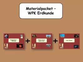 Vorschau - Unterrichtsreihen - WPK Erdkunde - Materialpaket (Unter Wasser, Kinder in aller Welt und Weltraum) - Deckblatt