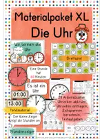 Vorschau - Spiele - Materialpaket XL Die Uhr - Deckblatt
