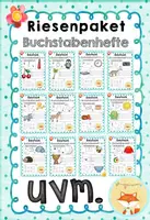 Vorschau - Arbeitsblätter - Riesenpaket: Buchstabenhefte - Deckblatt