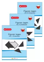 Vorschau - Mal- und Bastelvorlagen - Figuren legen Themenpaket - Deckblatt