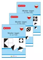 Vorschau - Arbeitsblätter - Muster legen Themenpaket - Deckblatt