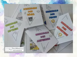 Vorschau - Arbeitsblätter - Merkmale der Wirbeltiere BUNDLE - Deckblatt