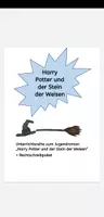 Vorschau - Unterrichtsreihen - XXL Materialpaket zu "Harry Potter" (Unterrichtsreihe zum Buch + Magische Deutschkunde) + Lapbook - Deckblatt