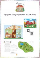 Vorschau - Arbeitsblätter - Sparpaket Lesespurgeschichten mit QR Code Englisch - Deckblatt