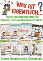 Vorschau - Arbeitsblätter - Was ist eigentlich ...? Materialpaket Religion / Ethik / Sachunterricht - Deckblatt