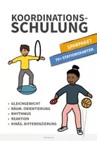 Vorschau - Stationenlernen - KOORDINATION SPARPAKET - Balancieren, Gleichgewicht, Orientierung, Wagnis - Deckblatt