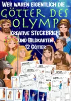 Vorschau - Arbeitsblätter - Griechische Götter des Olymp Materialpaket - Deckblatt