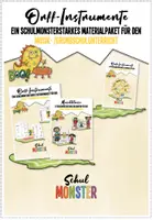 Vorschau - Arbeitsblätter - Ein Schulmonsterstarkes Materialpaket: Orff-Instrumente - Deckblatt