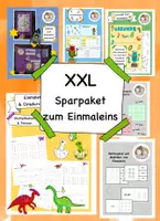 Vorschau - Arbeitsblätter - Einmaleins Paket, XXL Sparpaket zum Einmaleins, Einmaleins Materialien - Deckblatt