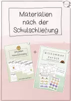 Vorschau - Arbeitsblätter - Materialien nach der Schulschließung - Deckblatt