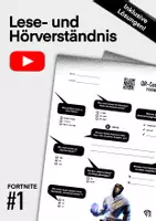 Vorschau - Arbeitsblätter - Arbeitsblatt mit YouTube QR-Code - Deckblatt