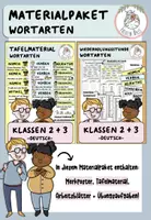 Vorschau - Arbeitsblätter - Materialpaket zu den Wortarten I Sprache untersuchen I Kl. 2+3 - Deckblatt