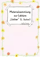 Vorschau - Arbeitsblätter - SPARPAKET Löcher (Louis Sacher) - Deckblatt