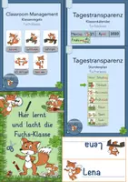Vorschau - Arbeitsblätter - Classroom Management Fuchsklasse Transparenz Grundschrift - Deckblatt