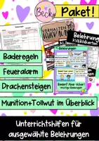 Vorschau - Unterrichtsreihen - Unterrichtsmaterial zu ausgewählten Belehrungen - Deckblatt