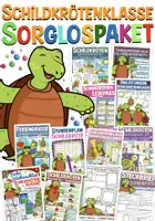 Vorschau - Arbeitsblätter - Schildkrötenklasse Klassentier Schildkröte Sorglospaket - Deckblatt