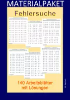 Vorschau - Arbeitsblätter - Fehlersuche - Deckblatt