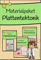 Vorschau - Arbeitsblätter - Materialpaket: Plattentektonik - Deckblatt