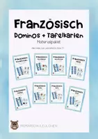 Vorschau - Spiele - Materialpaket Französisch Dominos und Tafelkarten Dis Donc 5 - Deckblatt