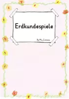 Vorschau - Spiele - Erdkundespiele Materialpaket - Deckblatt