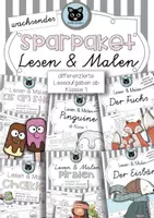 Vorschau - Arbeitsblätter - Lesen & Malen - wachsendes Materialpaket - Deckblatt