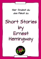 Vorschau - Arbeitsblätter - Literaturpaket Hemingway Short Stories - Deckblatt