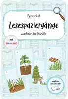 Vorschau - Arbeitsblätter - Sparpaket Lesespaziergänge (wachsendes Bundle) - Deckblatt