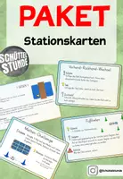 Vorschau - Arbeitsblätter - Materialpaket - Stationskarten Sportunterricht - Deckblatt