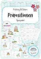 Vorschau - Arbeitsblätter - Sparpaket Präpositionen Ostern & Frühling - Deckblatt