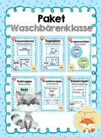 Vorschau - Merkblätter - Materialpaket - Waschbärenklasse - Deckblatt