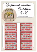 Vorschau - Spiele - Materialpaket Würfeln und schreiben S - X - Deckblatt