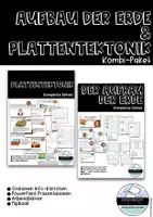 Vorschau - Stundenentwürfe - Aufbau der Erde & Plattentektonik - Deckblatt