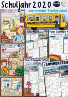 Aperçu - Feuilles d'exercices - Back to school 2021 - Starter BUNDLE - Page de couverture