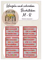 Vorschau - Arbeitsblätter - Materialpaket Würfeln und schreiben M - R - Deckblatt