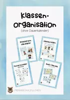 Vorschau - Poster - Materialpaket Klassenorganisation ohne Dauerkalender - Deckblatt