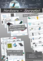 Vorschau - Spiele - Hardware - 3-teiliges Materialpaket mit a) Bildkarten zur Einführung b) Spiel: Ich habe ... Wer hat ...? c) Spiel: Memory® (Computer / Informatik / Medienbildung) - Deckblatt