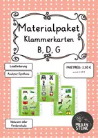 Vorschau - Fördermaterial/Inklusion - Klammerkartenpaket B, D, G - Deckblatt