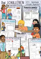 Vorschau - Arbeitsblätter - Mein SCHULLEBEN - Sketchnote Portfolio (Paket 3) - Deckblatt
