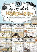 Vorschau - Arbeitsblätter - Halloween | Wachsendes Sparpaket | Spiele, Lesezeichen, Schreibanlässe... - Deckblatt