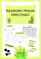 Vorschau - Poster - KOMPLETTPAKET Pflanzen & Kaktusklasse - stimmige Klassenzimmerdeko & Organisationsmaterial - Deckblatt