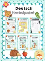 Vorschau - Arbeitsblätter - Materialpaket - Herbst (Klasse 1) - Deckblatt