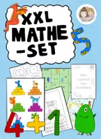 Vorschau - Stundenentwürfe - XXL Mathe Set, Materialpaket Mathe, Mathe Grundschule, Komplettpaket Mathe - Deckblatt